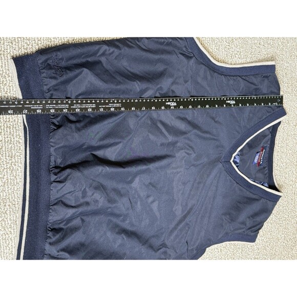 Augusta Sportswear Golf Vest Men’s Large Navy Blue Polyester Nylon 65378 - Picture 6 of 6